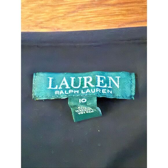 Lauren Ralph Lauren Size 10 Colorblock Sheath Dress Women’s Cocktail Party Work - Picture 12 of 13